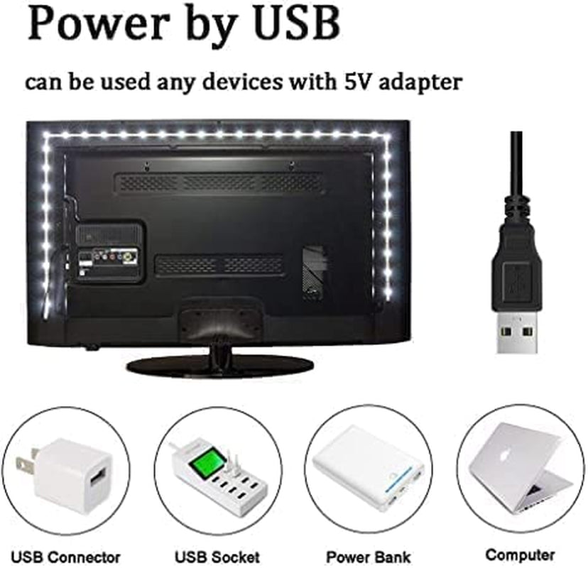 Tira De Luces Led Tira De Luz Led Rgb De 16.4 Pies 5050 Luces De Cinta Led Tira