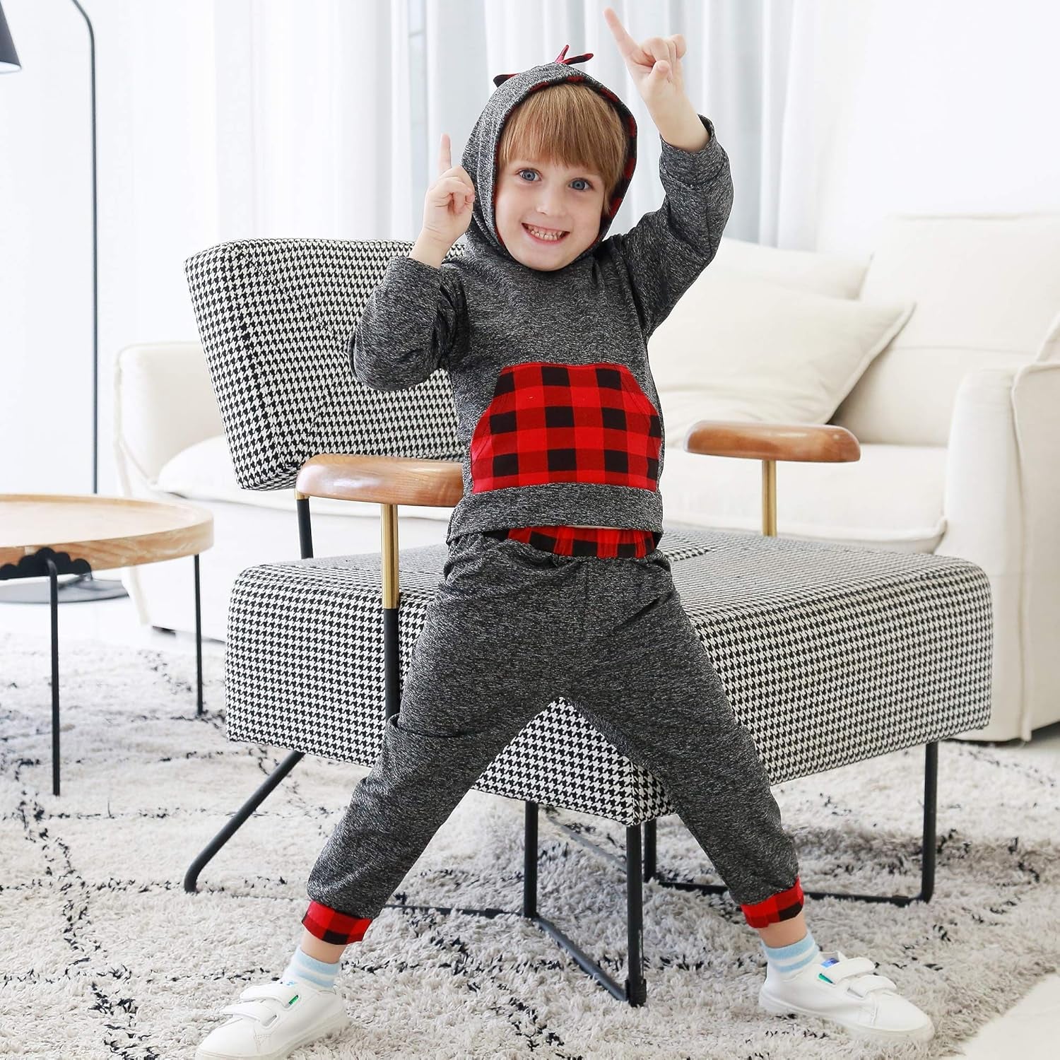 Toddler Infant Baby Boy Clothes Outfit Long Sleeve Dinosaur Hoodie Sweatshirt Fall Winter Clothes for Toddler Boy