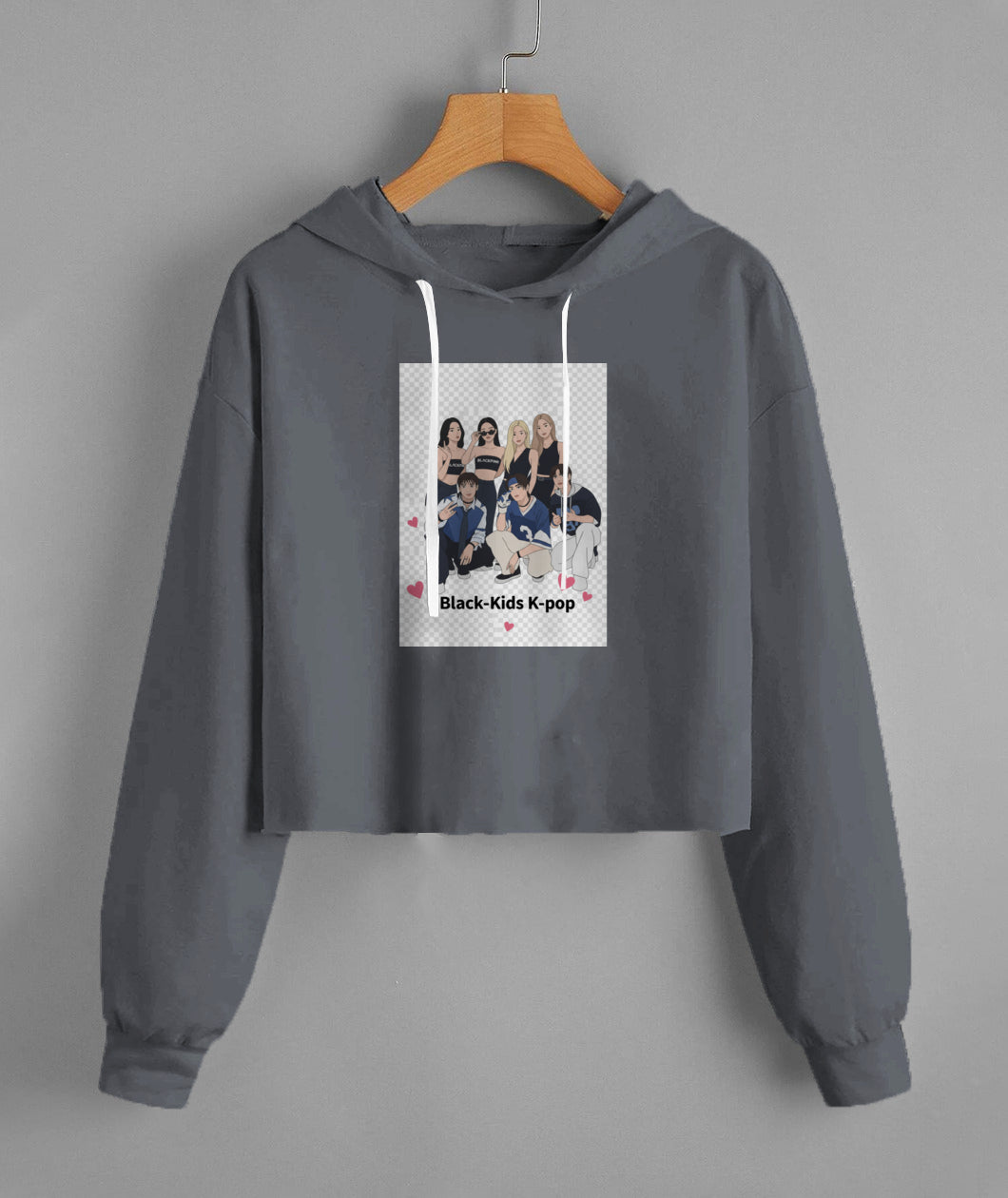 Lady'S Fleece Cropped Hoodie | Lane Seven LS12000