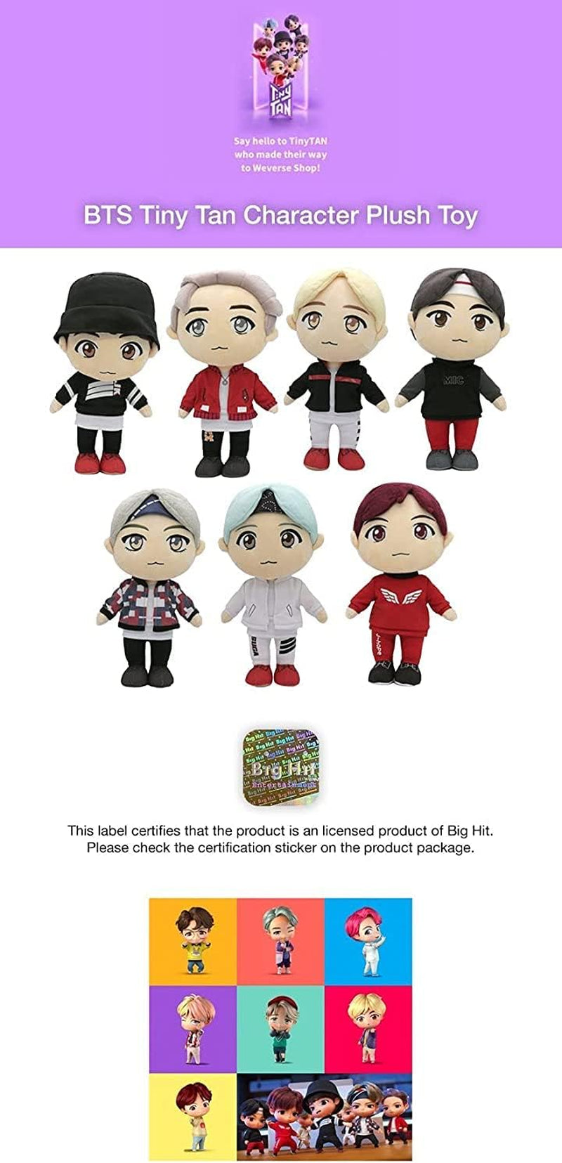 MIC Drop 11.8" Plush Doll Jin - Official Licensed Merchandise - Plushies, Merch, Kpop Merch, Kpop (Jin)