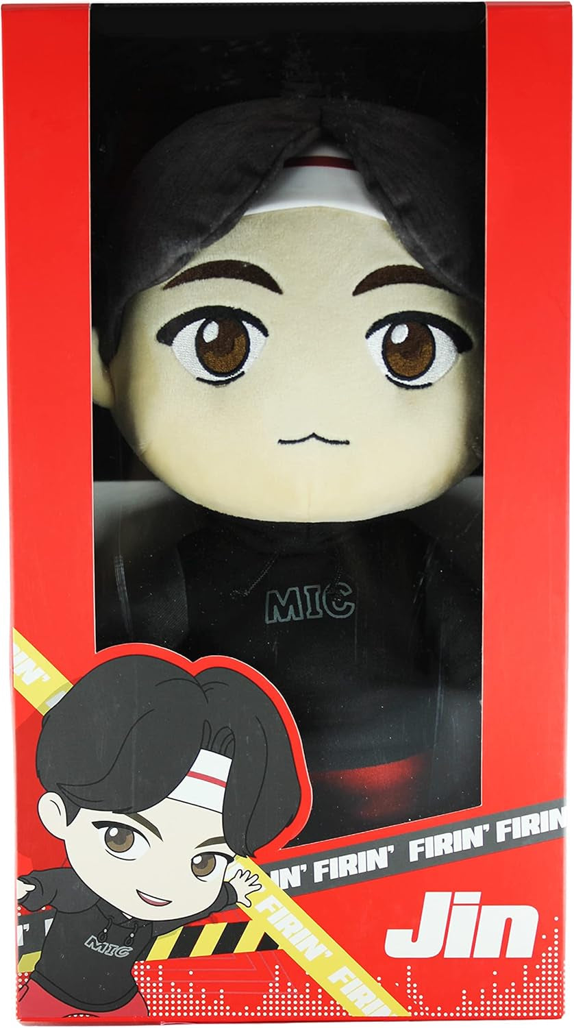 MIC Drop 11.8" Plush Doll Jin - Official Licensed Merchandise - Plushies, Merch, Kpop Merch, Kpop (Jin)