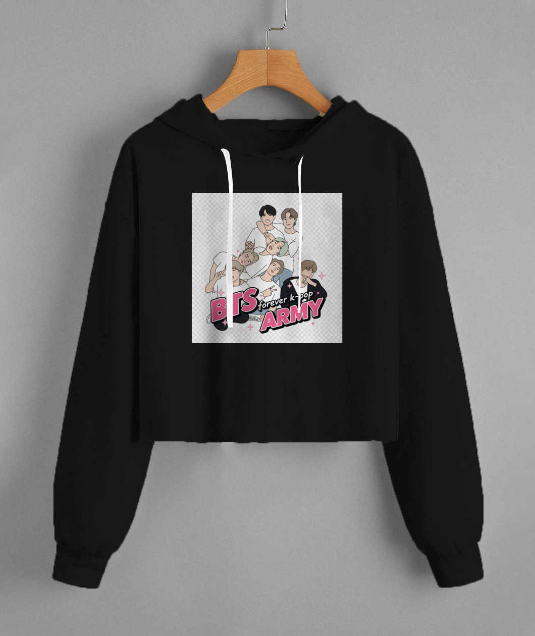 Lady'S Cropped Hoodie | Independent Trading Co. AFX64CRP