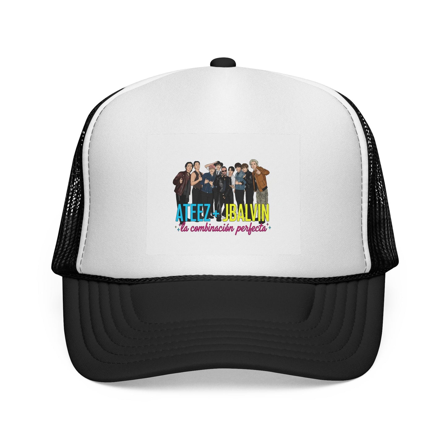 Music Kpop Idol Trucker Cap with Jbalvin and Ateez Design