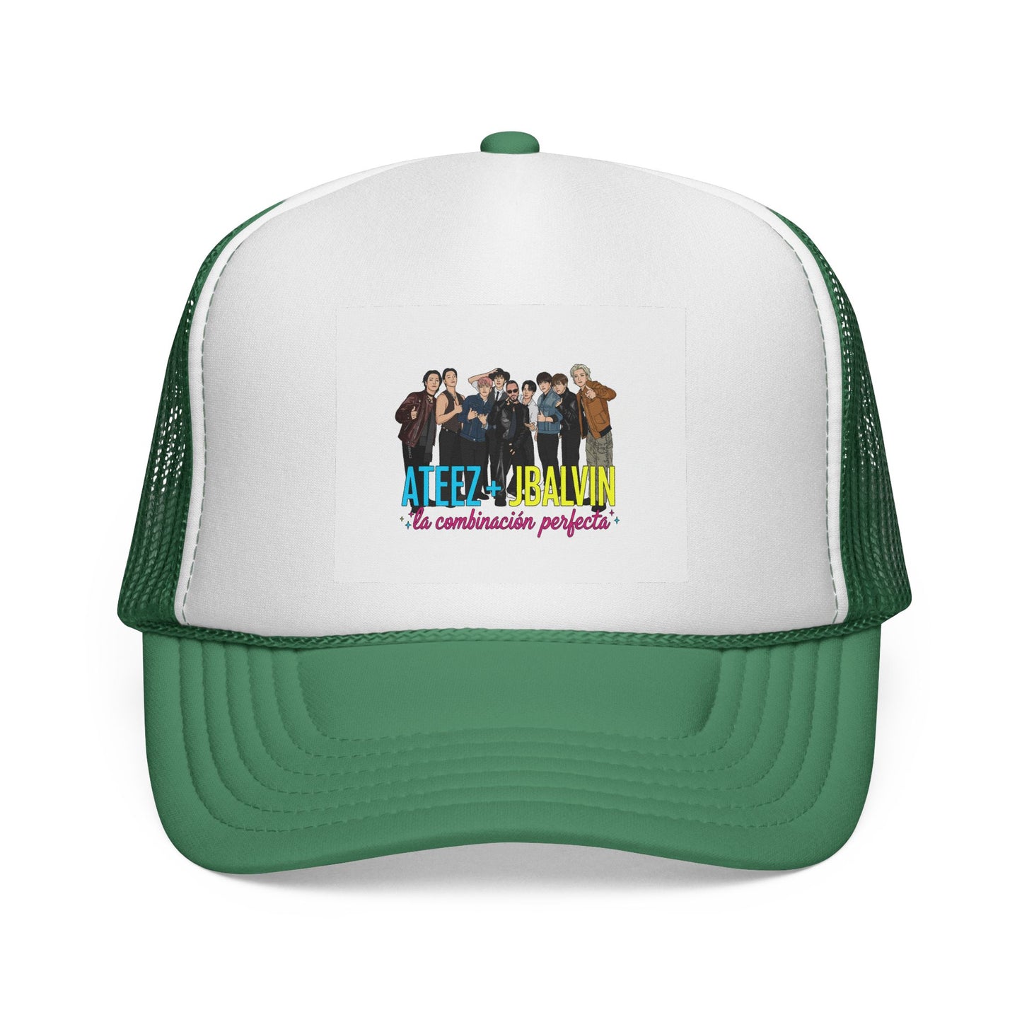 Music Kpop Idol Trucker Cap with Jbalvin and Ateez Design