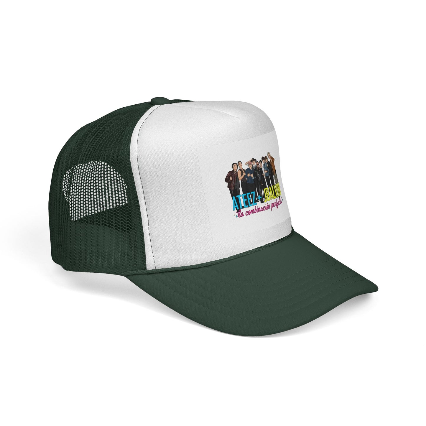 Music Kpop Idol Trucker Cap with Jbalvin and Ateez Design