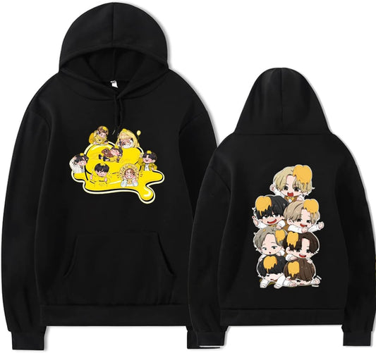 Kpop Hoodie for Men Jimin Hoodies for Women Teen Girls Pullover Sweatshirts K-Pop Merchandise