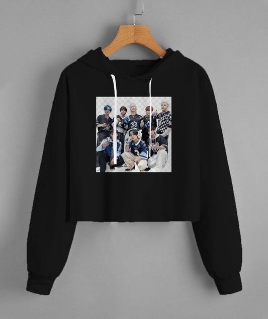 Lady'S Cropped Hoodie | Independent Trading Co. AFX64CRP