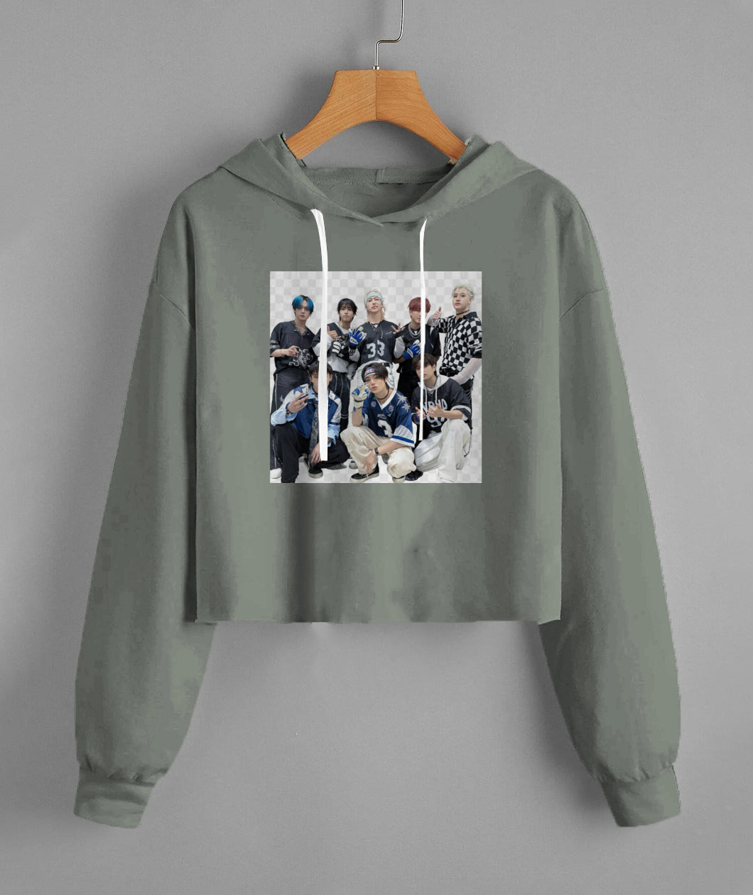 Lady'S Cropped Hoodie | Independent Trading Co. AFX64CRP