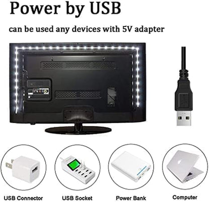 Tira De Luces Led Tira De Luz Led Rgb De 16.4 Pies 5050 Luces De Cinta Led Tira