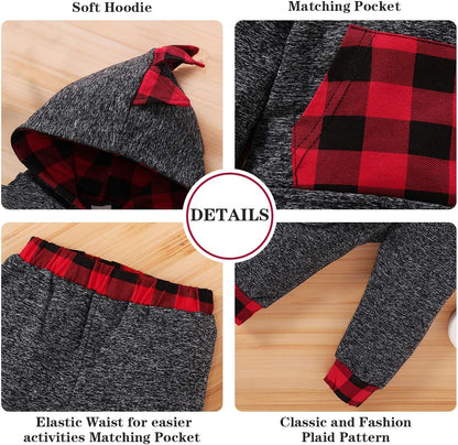 Toddler Infant Baby Boy Clothes Outfit Long Sleeve Dinosaur Hoodie Sweatshirt Fall Winter Clothes for Toddler Boy