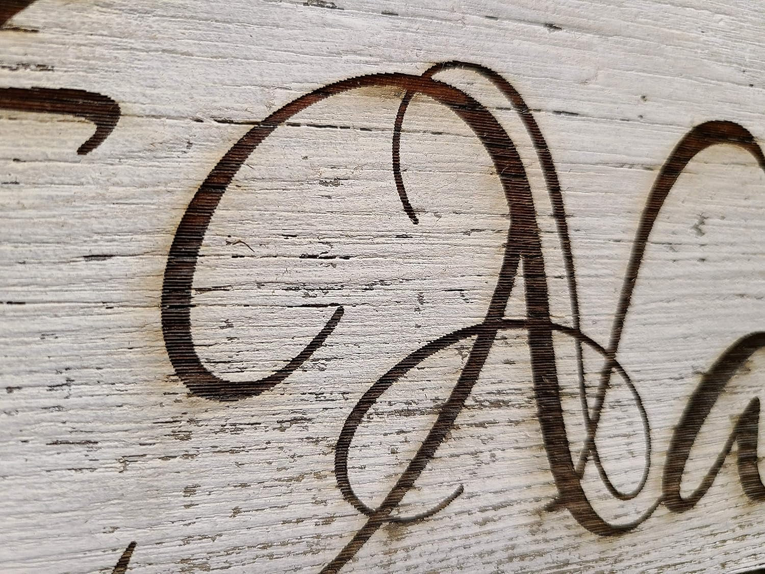 Feliz Navidad - Christmas Engraved Sign on Reclaimed Wood (Weathered, Feliz Navidad)
