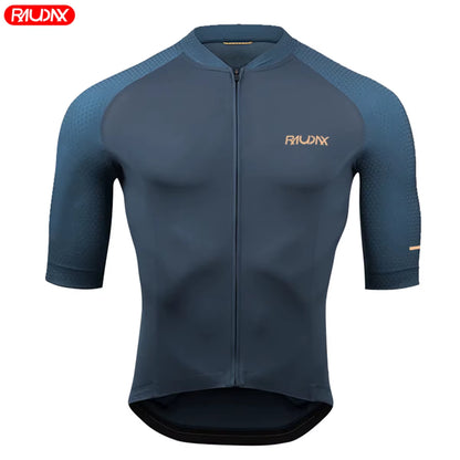 Team 2024 Men Summer Short Sleeve Cycling Jersey Set MTB Maillot Ropa Ciclismo Bicycle Wear Breathable Cycling Clothing