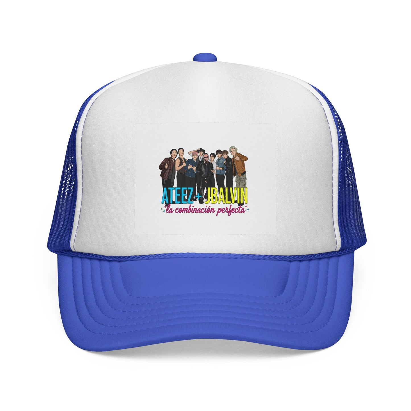 Music Kpop Idol Trucker Cap with Jbalvin and Ateez Design