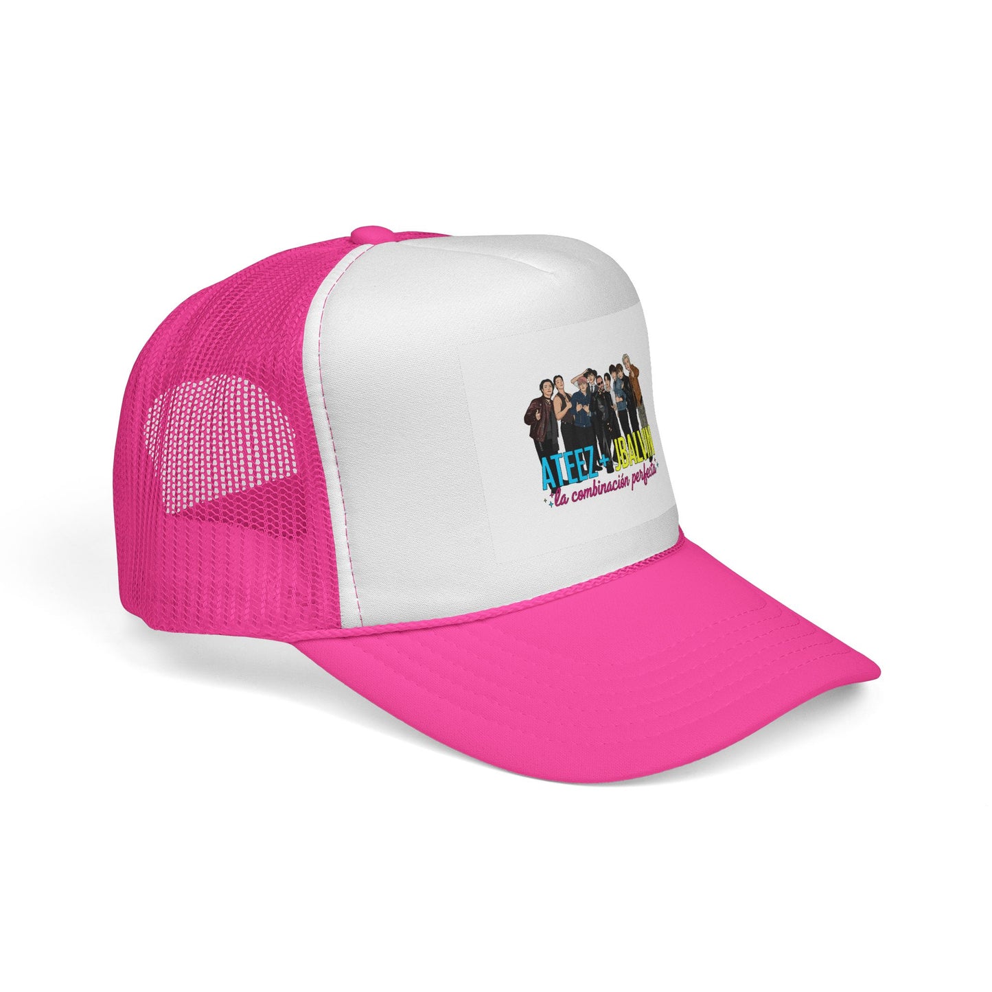 Music Kpop Idol Trucker Cap with Jbalvin and Ateez Design