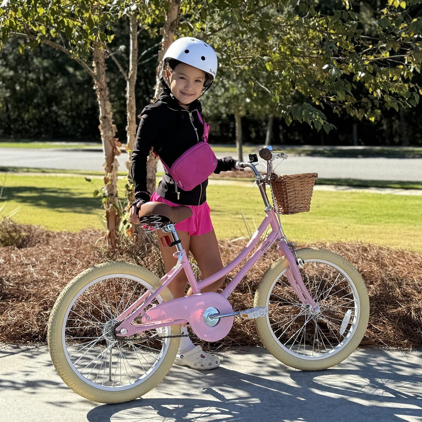 Girls Bike with Basket for 2-12 Years Old Kids, 12 14 16 18 20 Inch Bicycle with Bell Training Wheels, Multiple Colors
