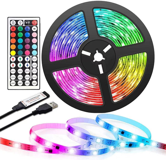 Tira De Luces Led Tira De Luz Led Rgb De 16.4 Pies 5050 Luces De Cinta Led Tira